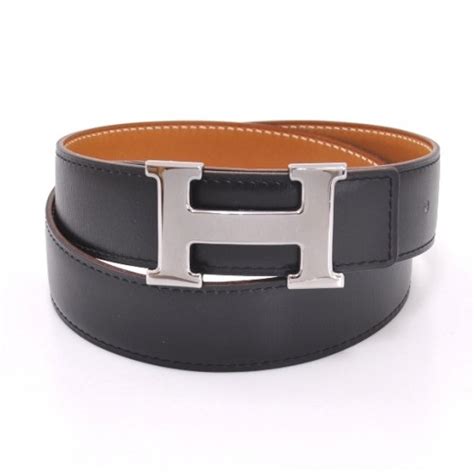 black hermes belt|black hermes belt silver buckle.